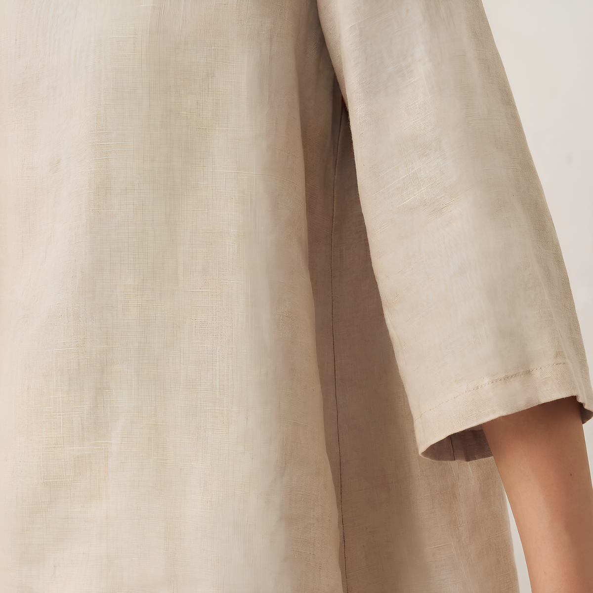 Asymmetrisches Leinentop Anna