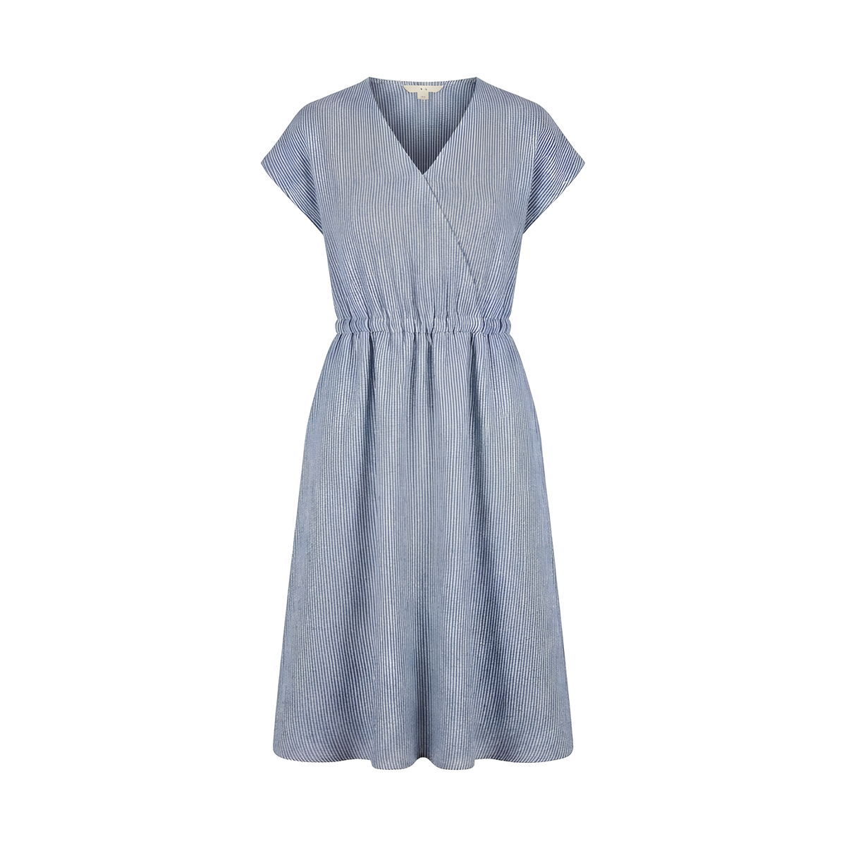 Gestreiftes Leinen-Minikleid Aria