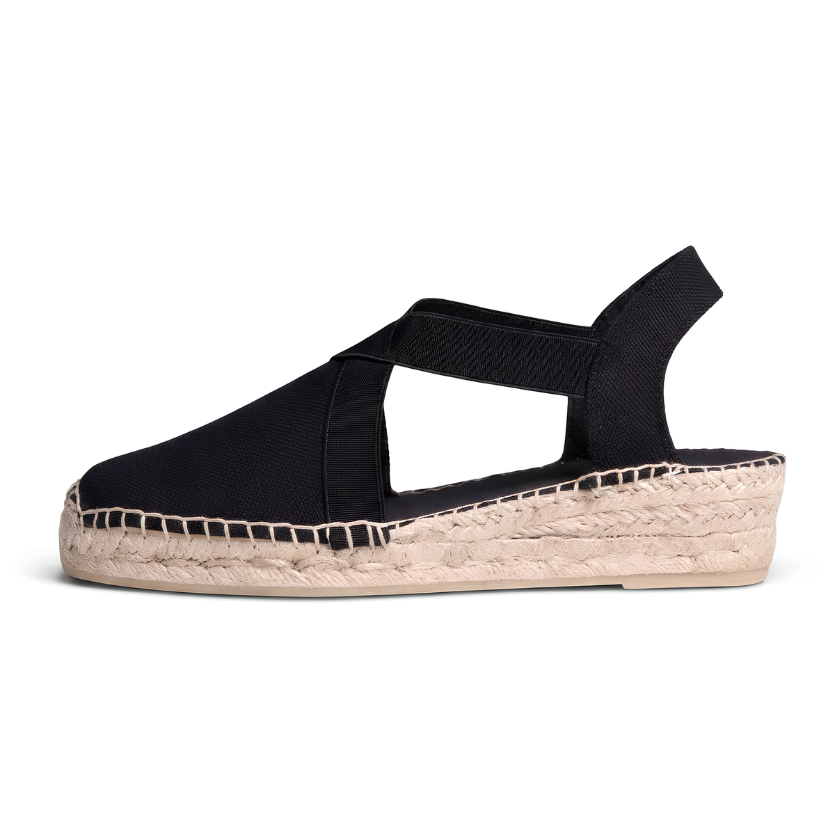 Espadrille-Sandalen mit geschlossener Spitze