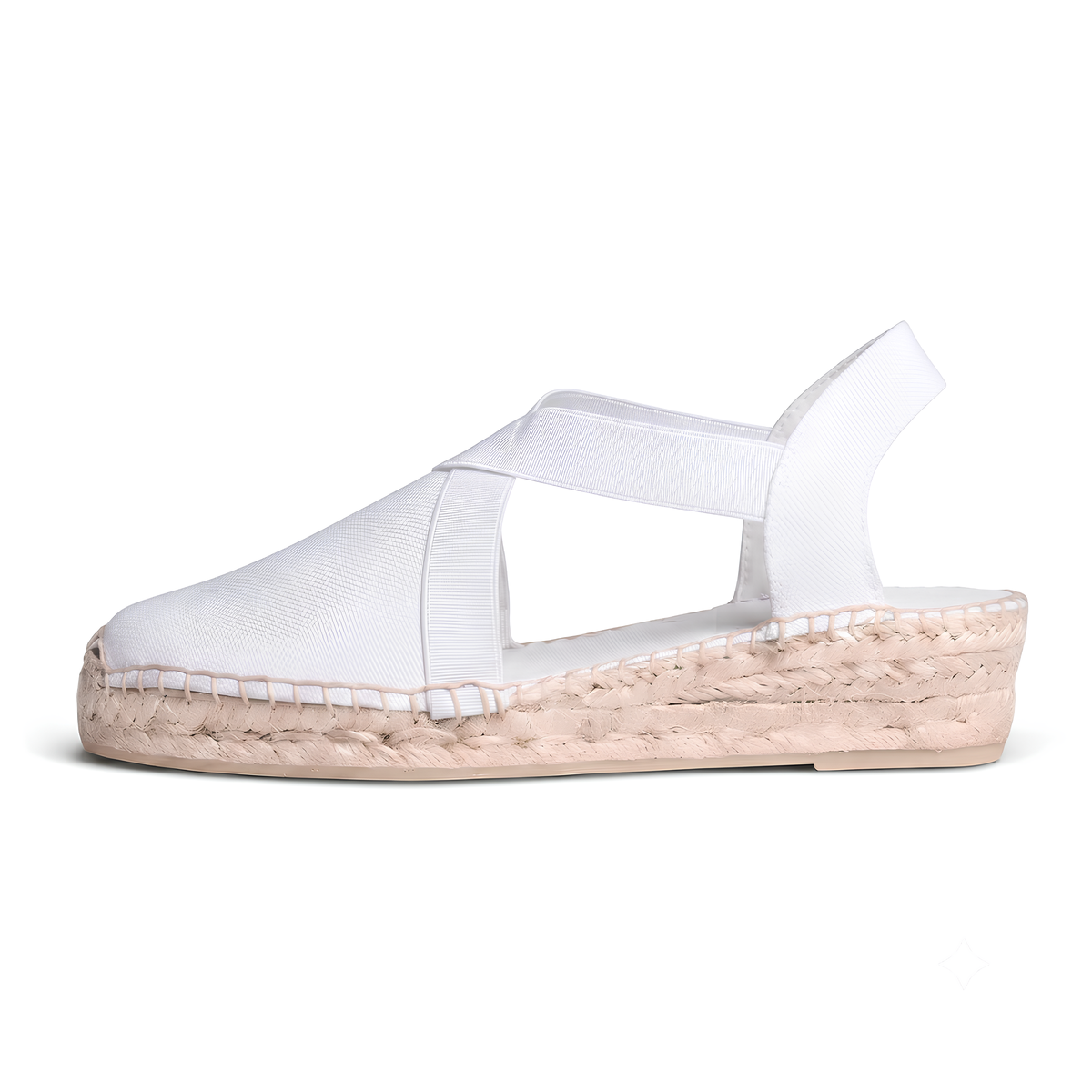 Espadrille-Sandalen mit geschlossener Spitze