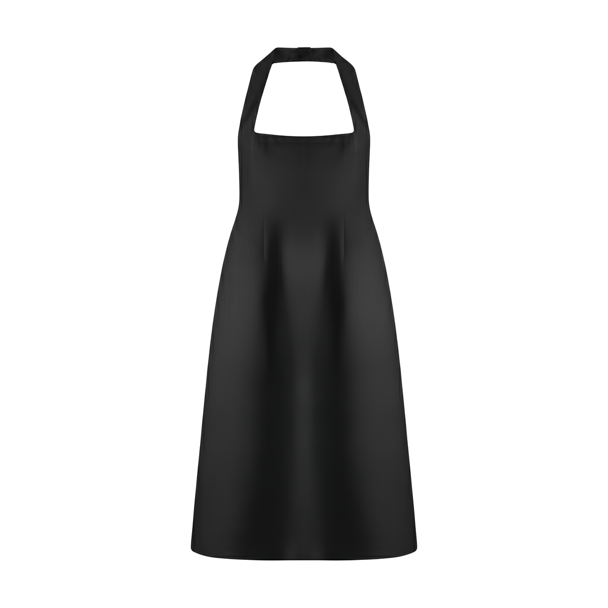 Neckholder-Midikleid aus Baumwollmix