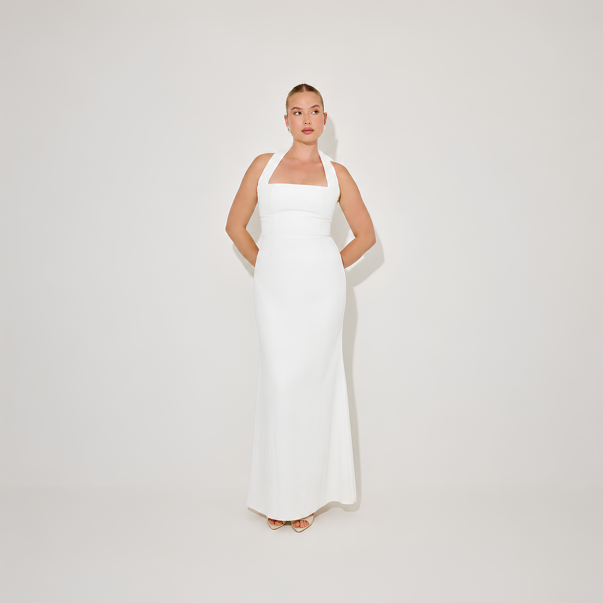 Neckholder-Maxikleid Valle