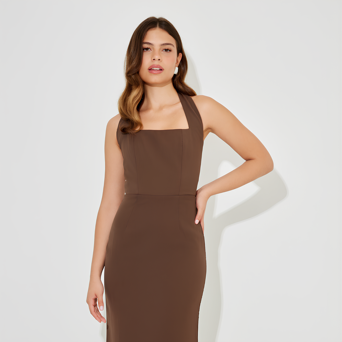 Neckholder-Maxikleid Valle