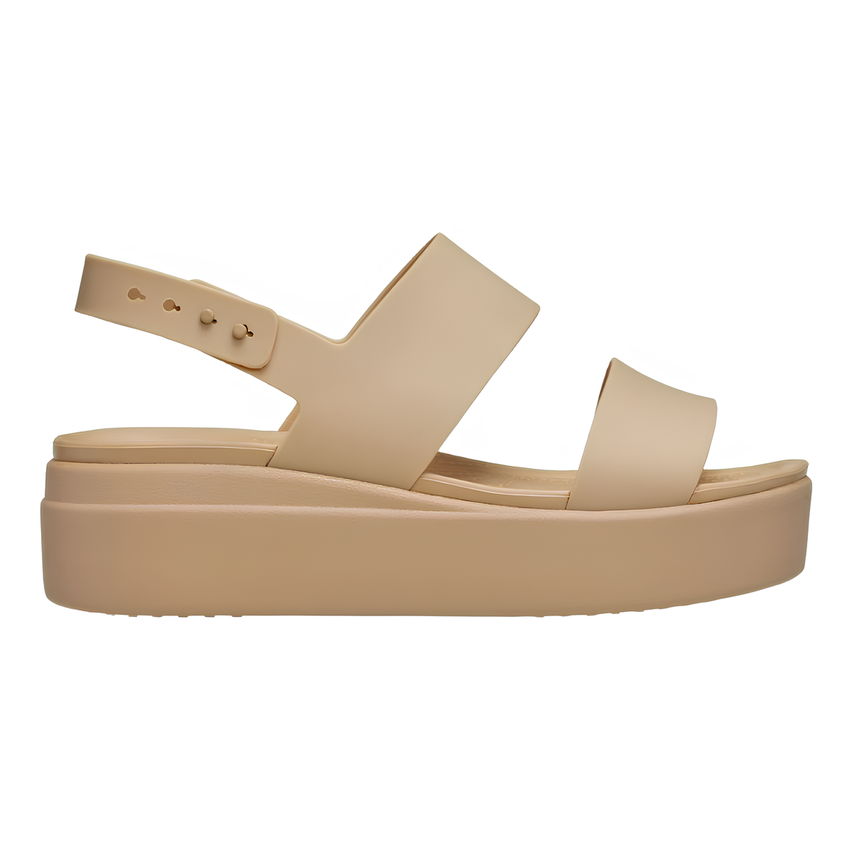Komfortsandalen mit flachem Keilabsatz