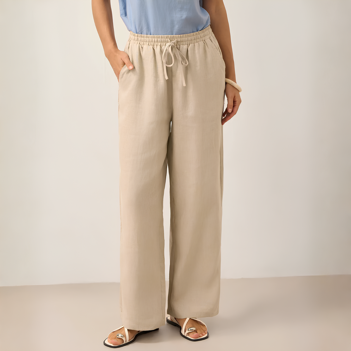 Klassische Leinenhose Lyon
