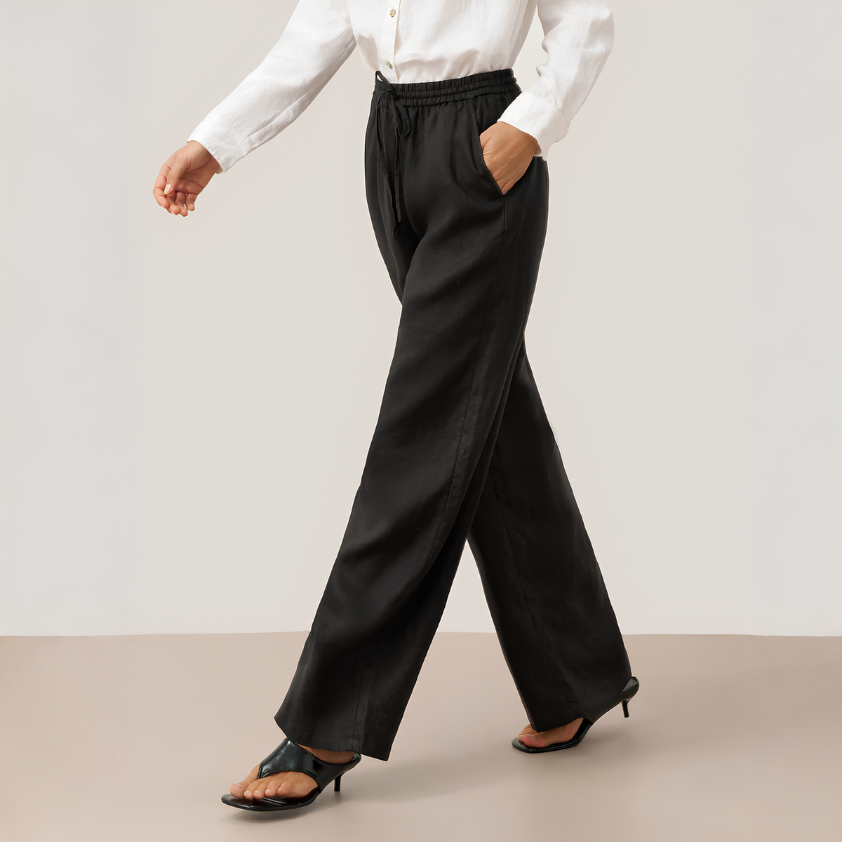 Klassische Leinenhose Lyon