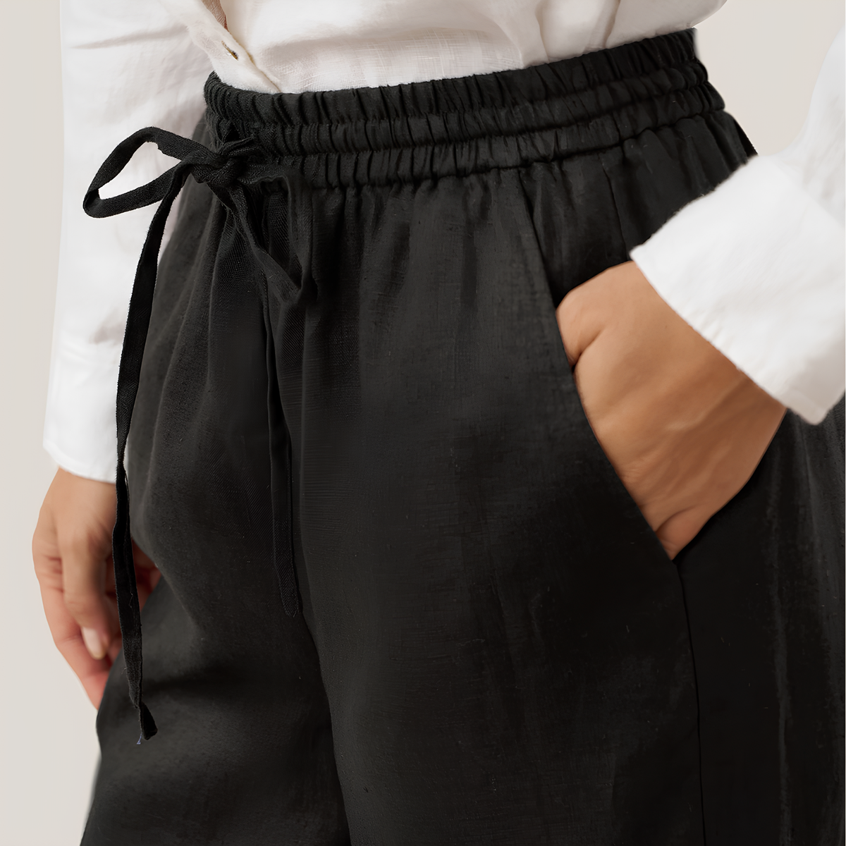 Klassische Leinenhose Lyon