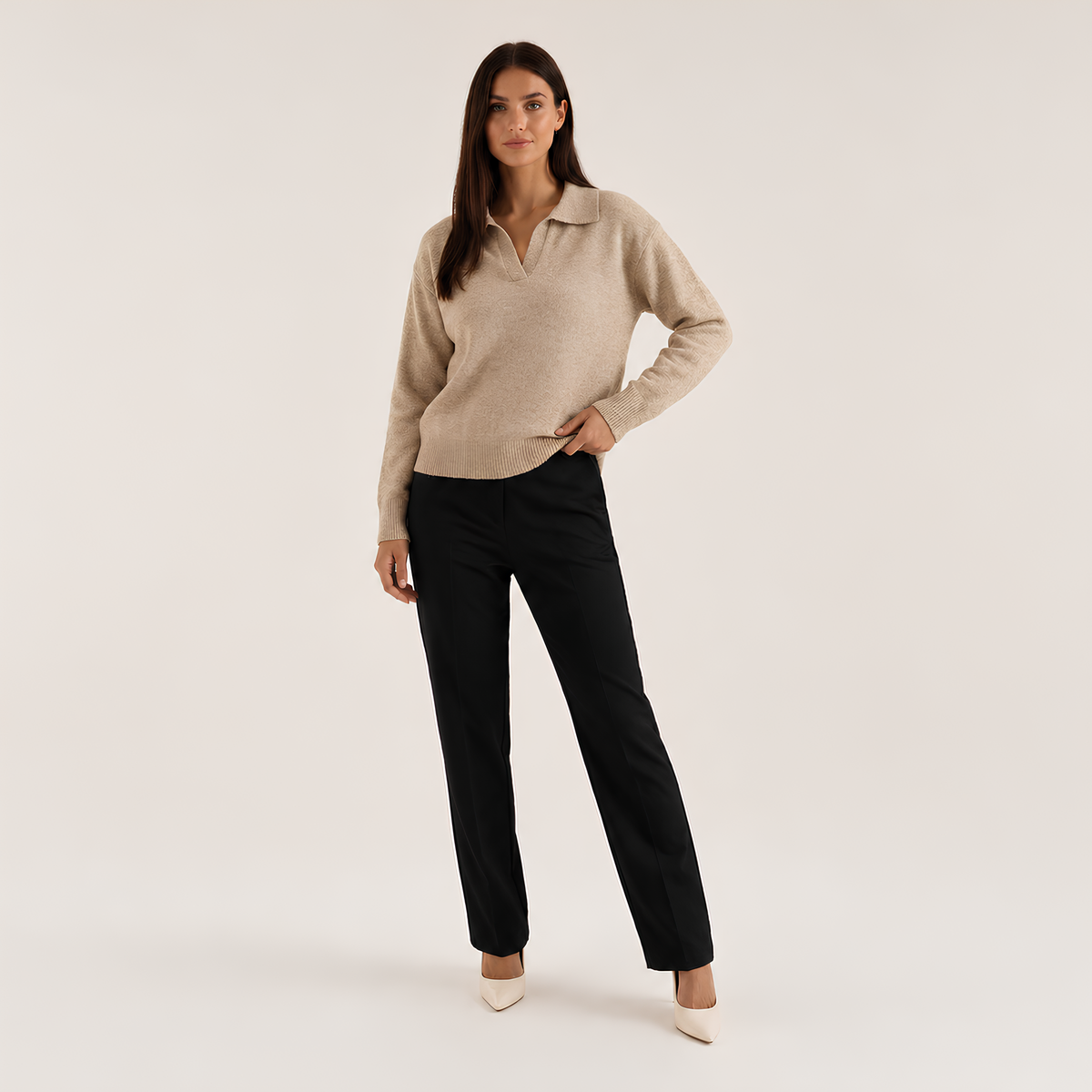 Margaret Polo Knit Sweater