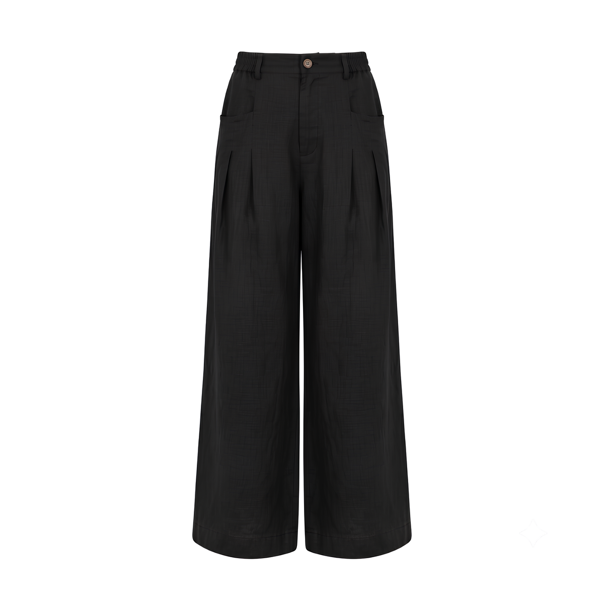 Plissierte Leinenhose Vera