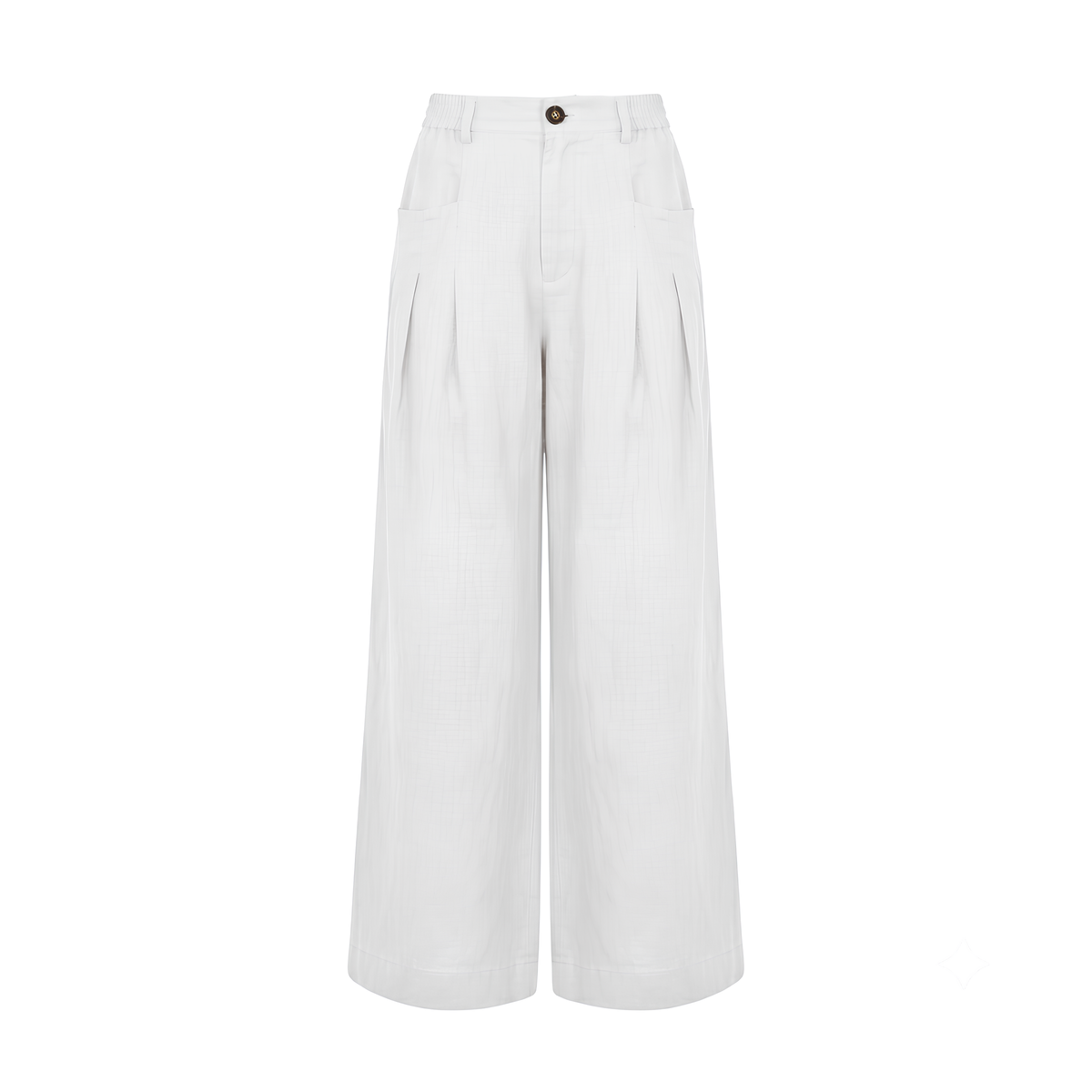 Plissierte Leinenhose Vera