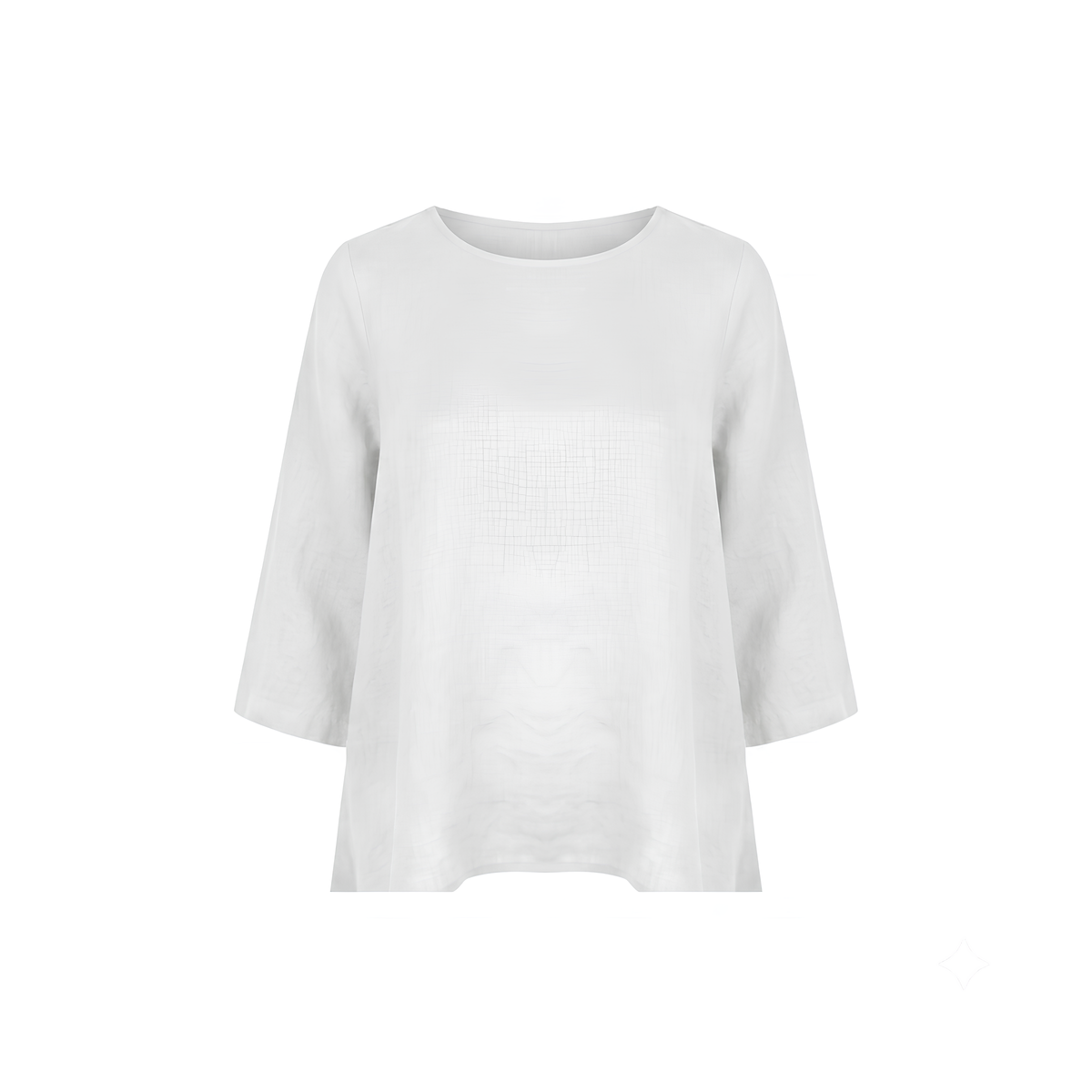 Asymmetrisches Leinentop Anna