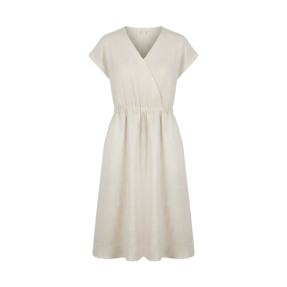 Gestreiftes Leinen-Minikleid Aria