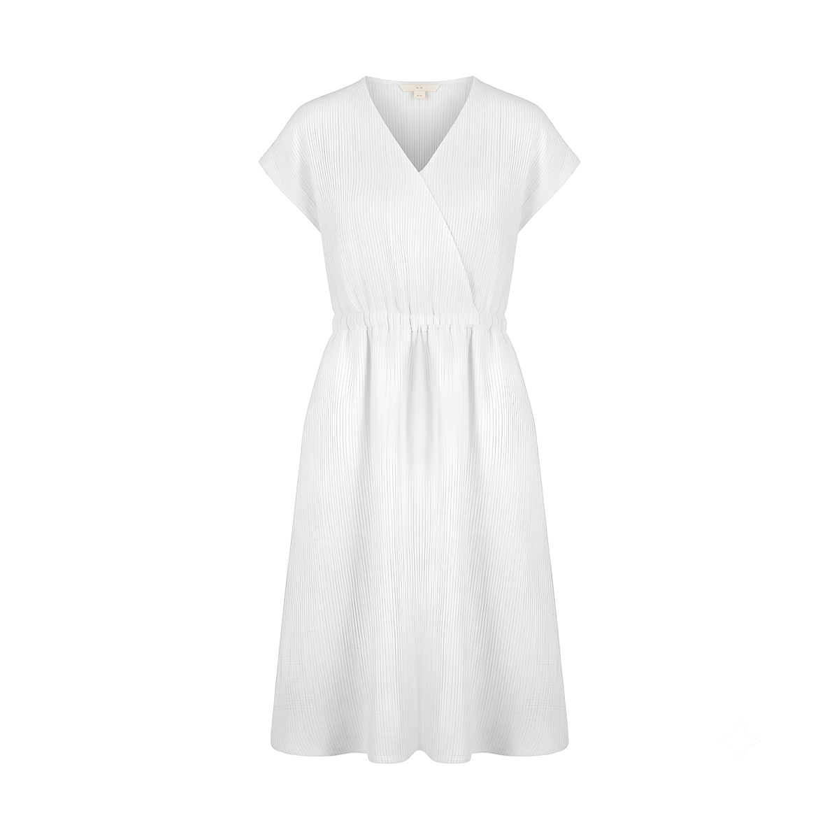 Gestreiftes Leinen-Minikleid Aria