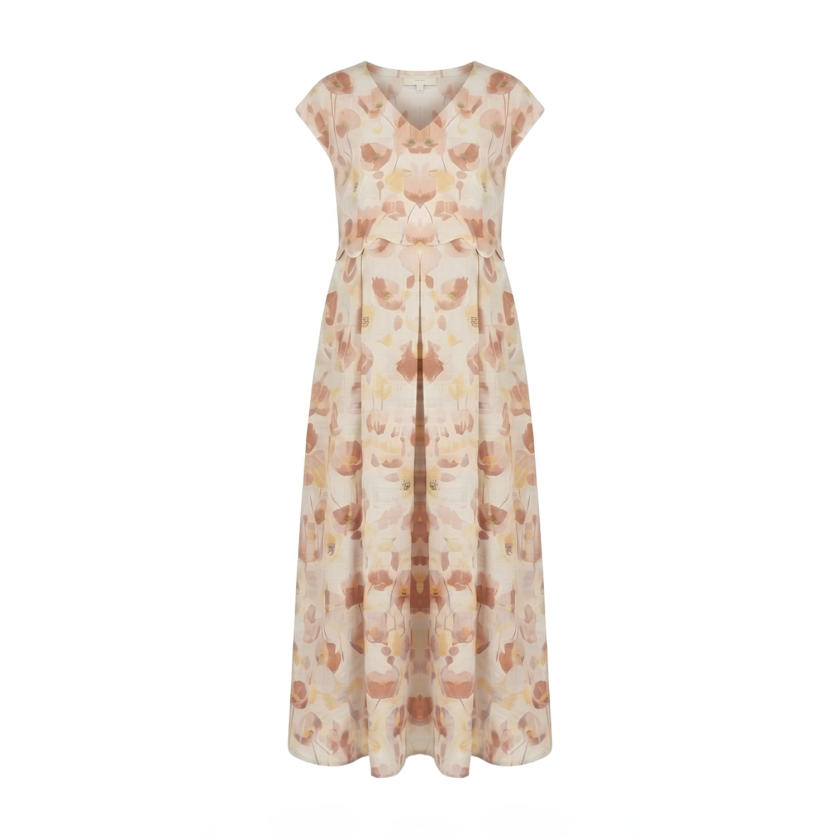 Leinen-Maxikleid Carnation