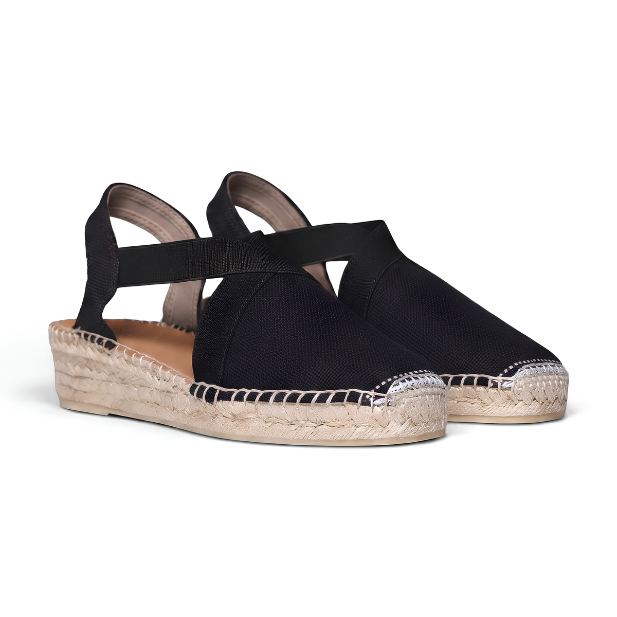 Espadrille-Sandalen mit geschlossener Spitze