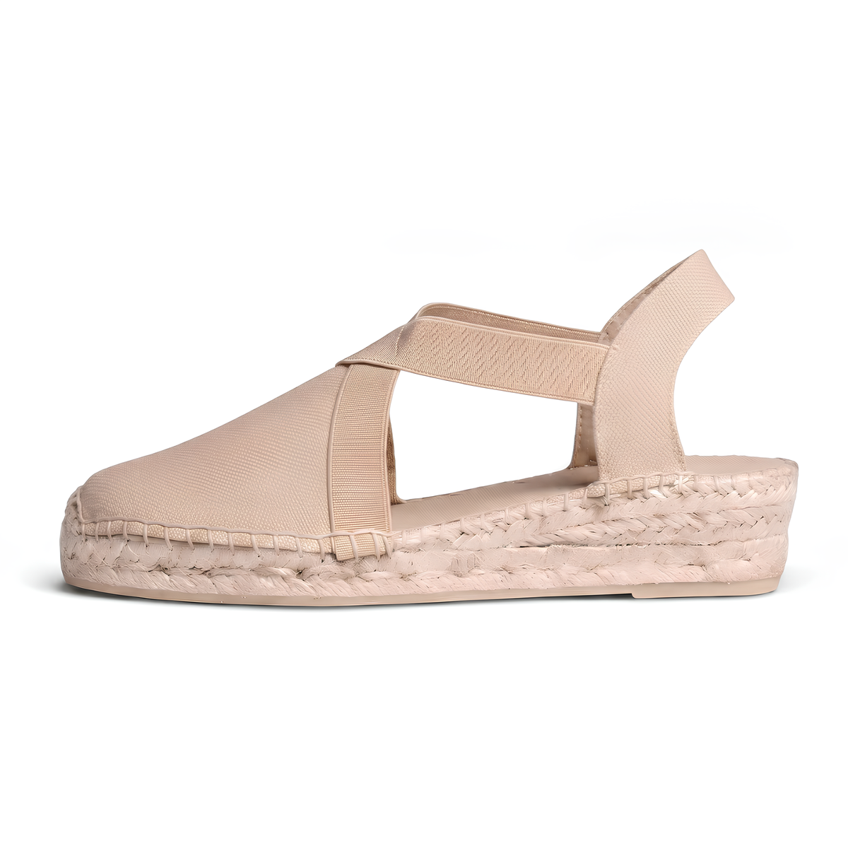 Espadrille-Sandalen mit geschlossener Spitze