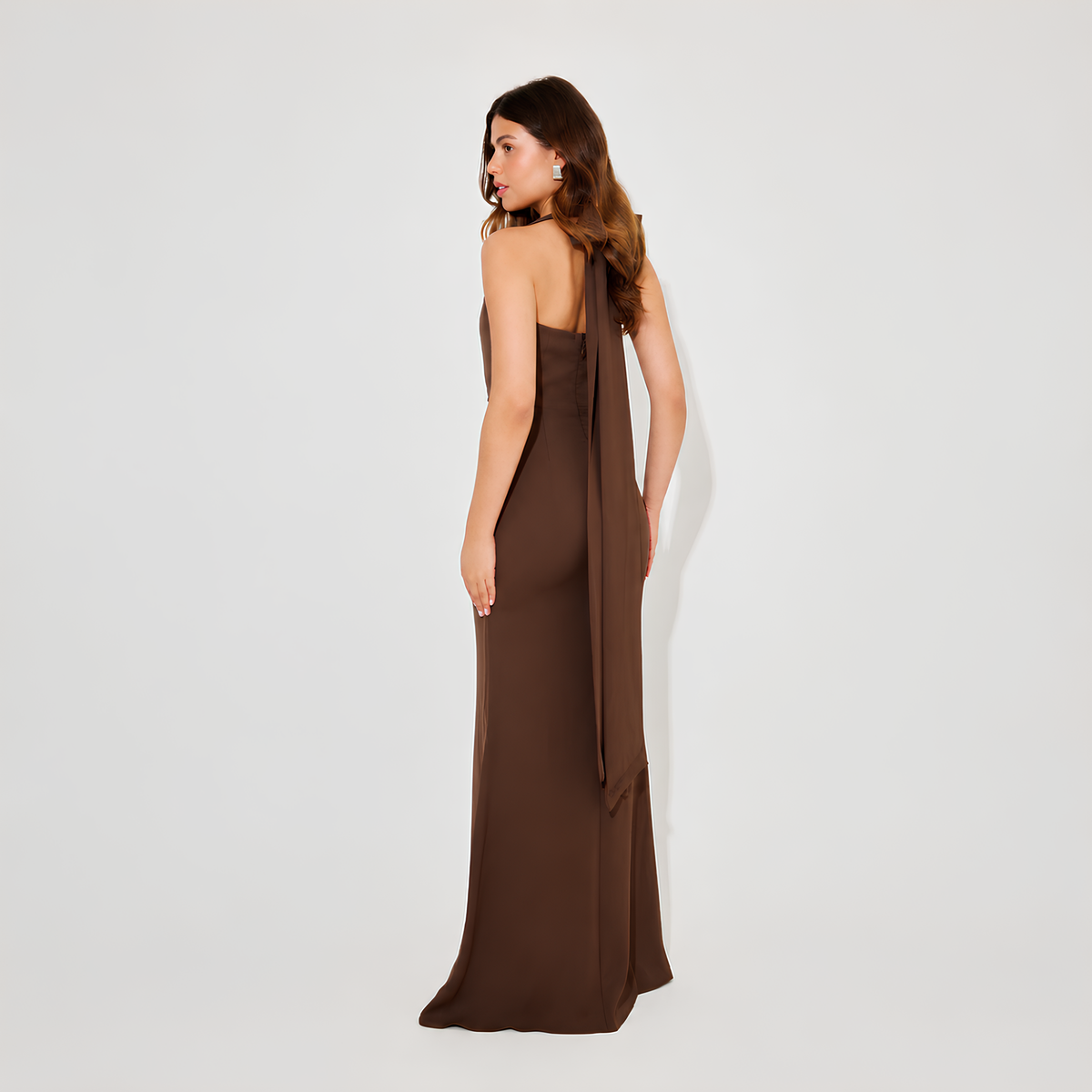 Neckholder-Maxikleid Valle