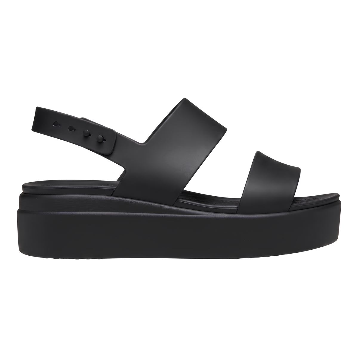 Komfortsandalen mit flachem Keilabsatz