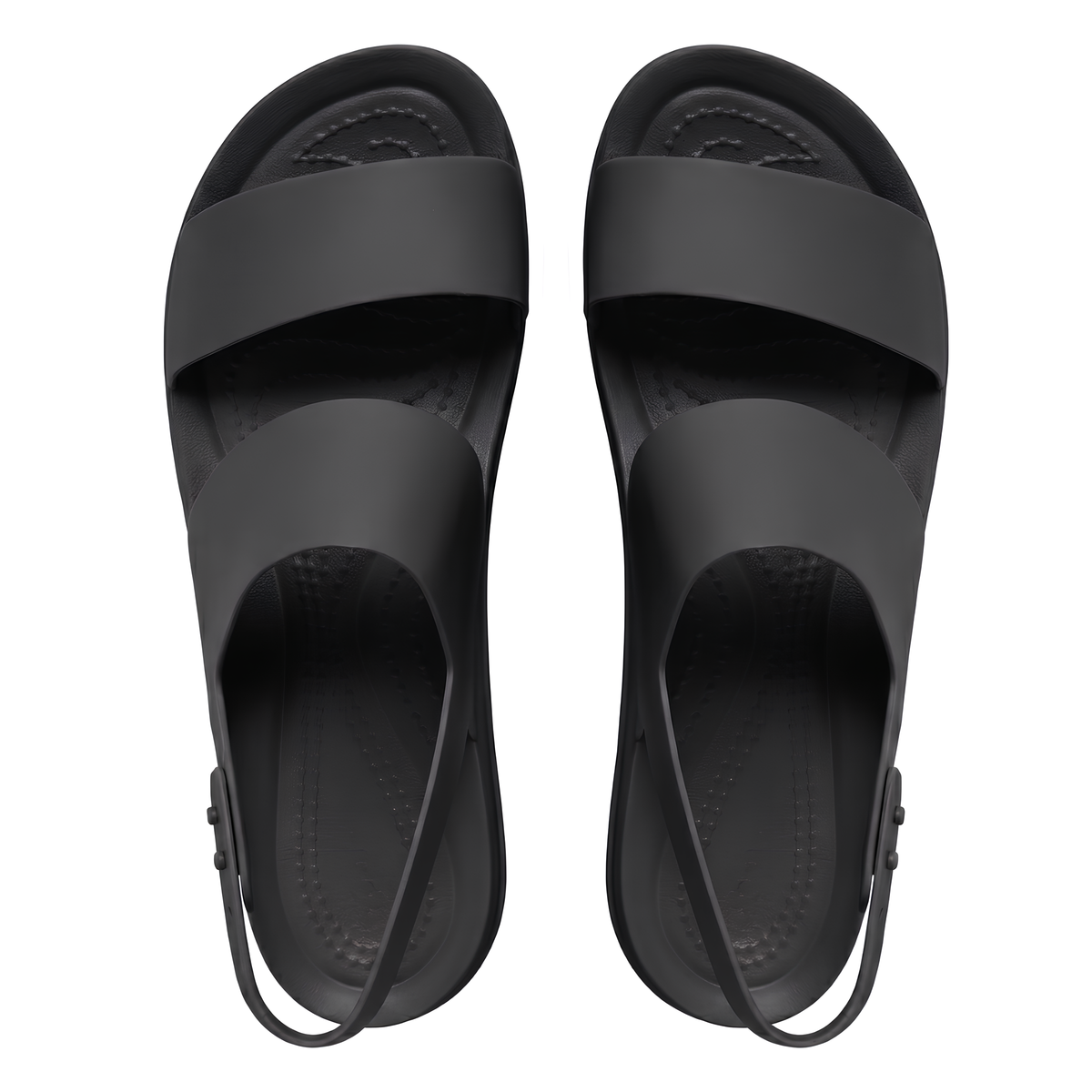 Komfortsandalen mit flachem Keilabsatz