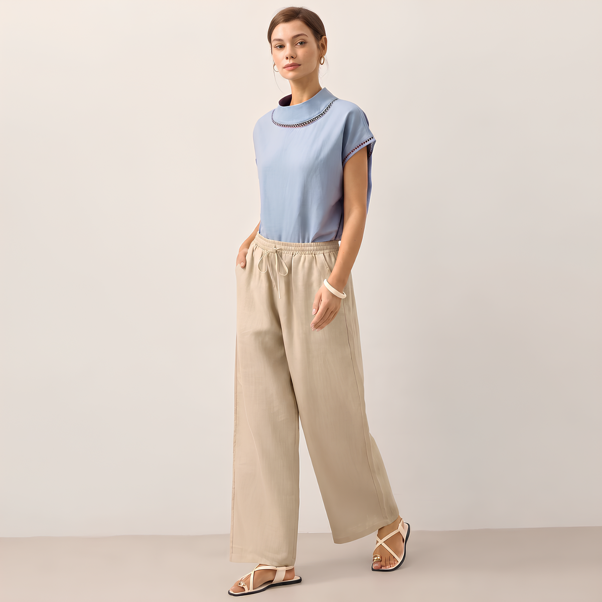 Klassische Leinenhose Lyon