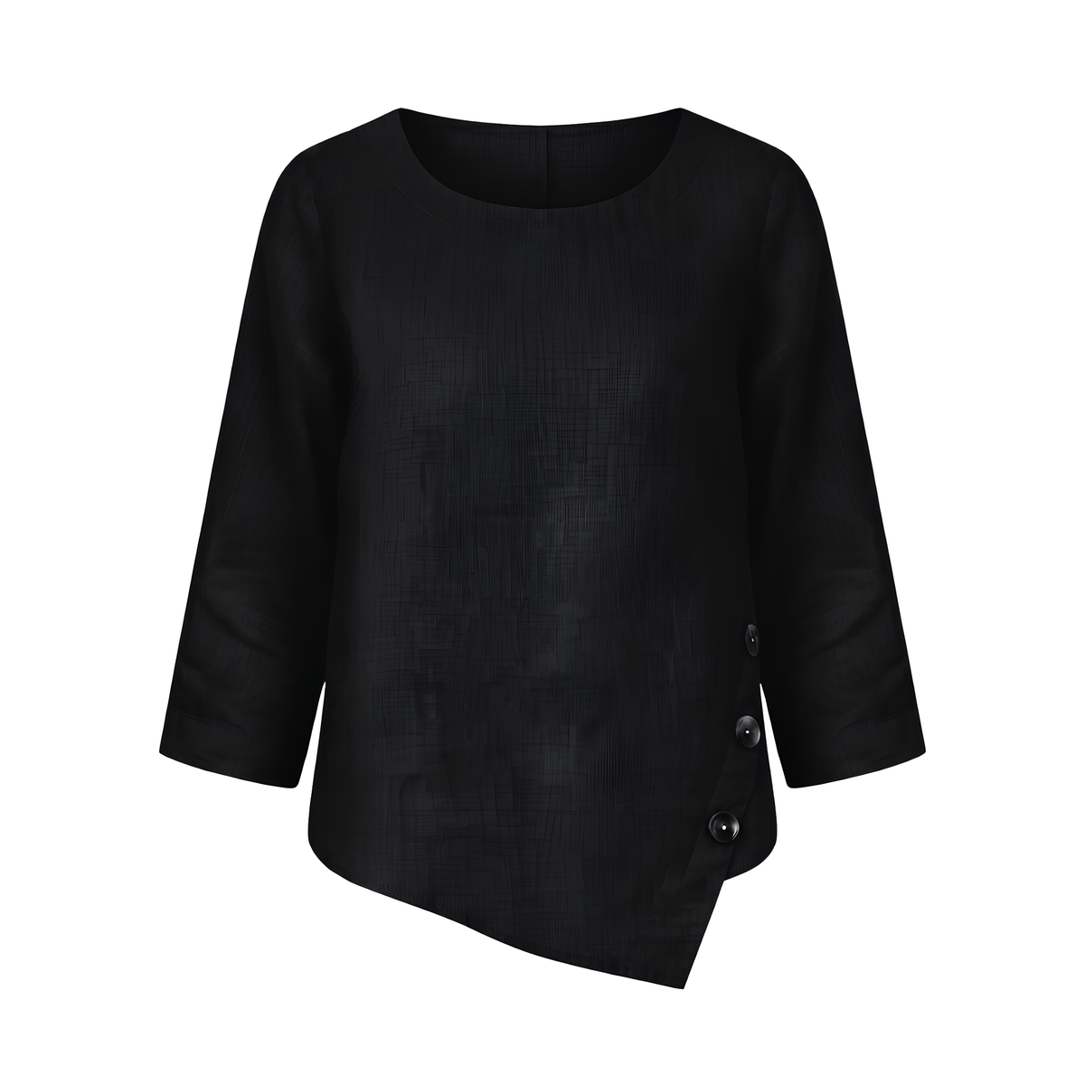 Asymmetrisches Leinentop Nyla