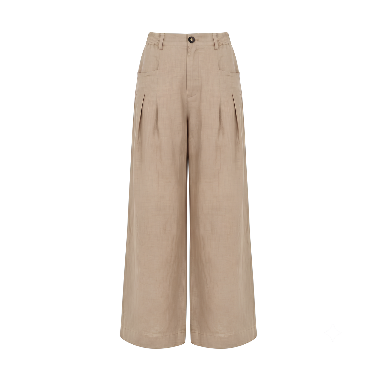 Plissierte Leinenhose Vera