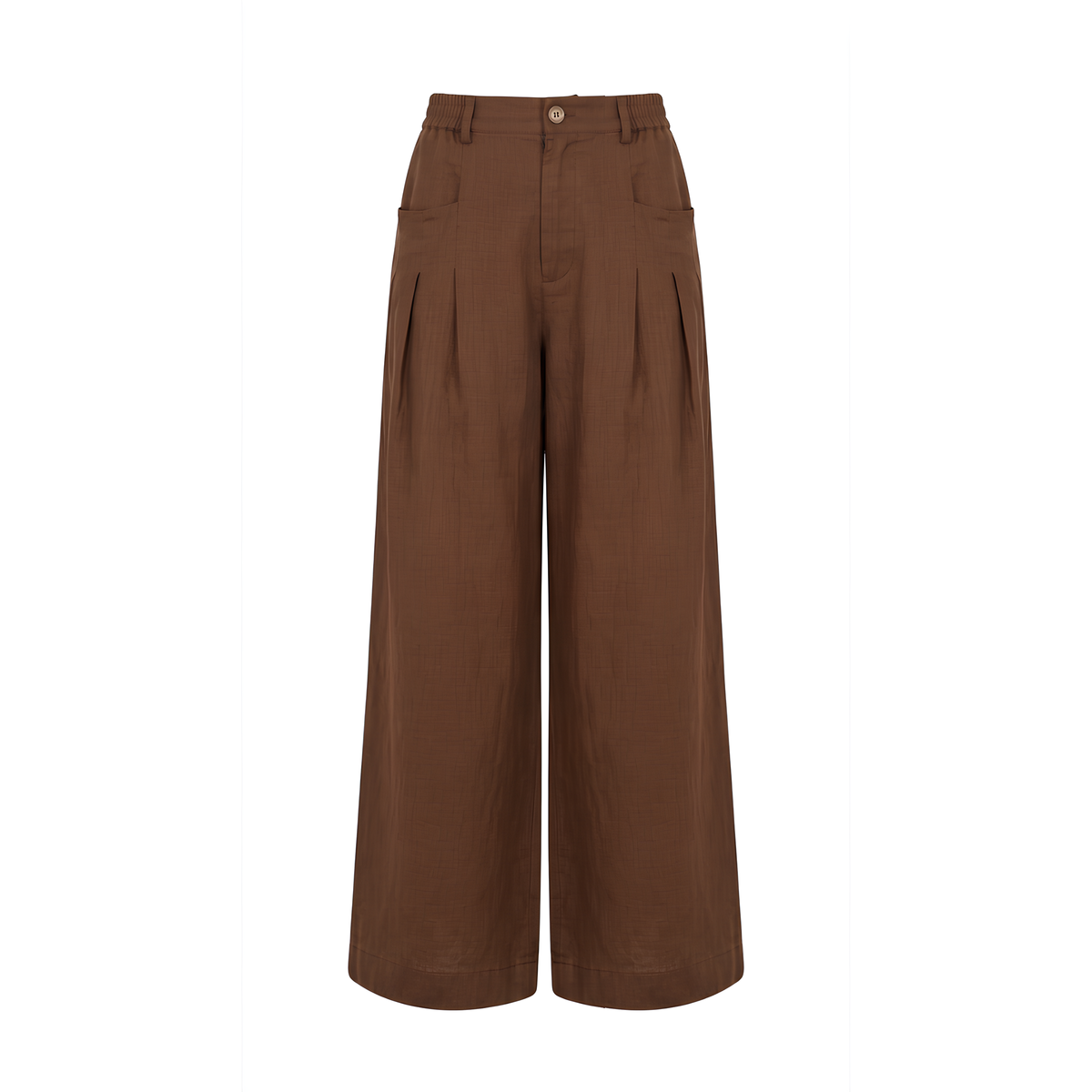 Plissierte Leinenhose Vera